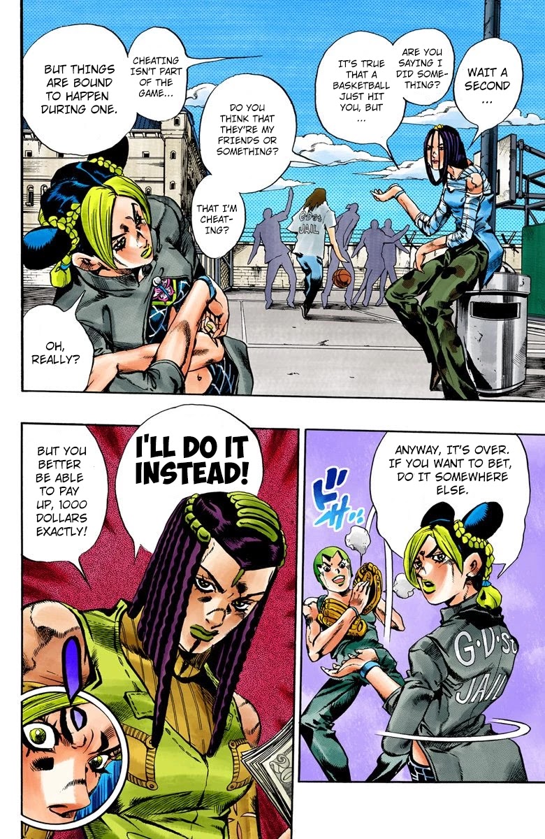 JoJo's Bizarre Adventure Part 6 - Stone Ocean (Official Colored) chapter 36 page 3