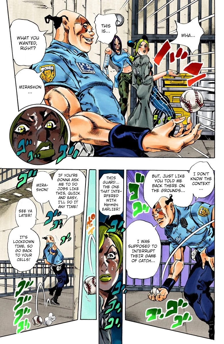 JoJo's Bizarre Adventure Part 6 - Stone Ocean (Official Colored) chapter 39 page 9