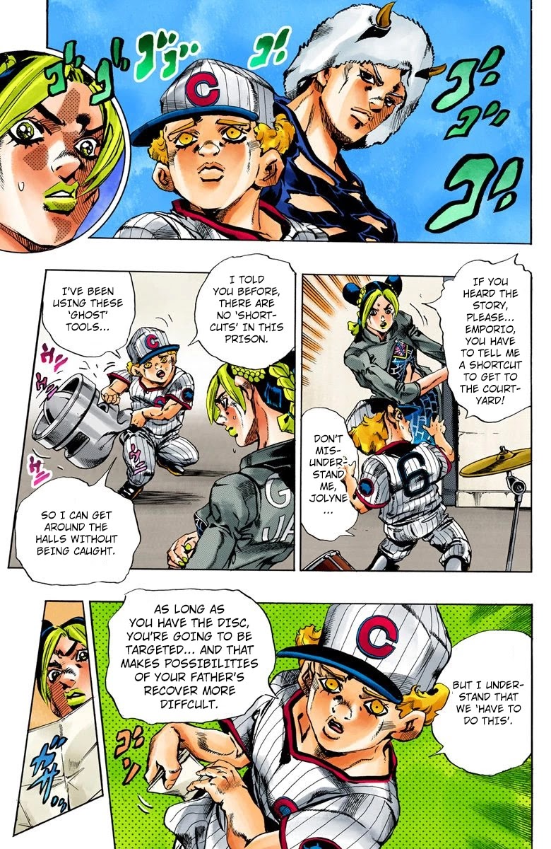 JoJo's Bizarre Adventure Part 6 - Stone Ocean (Official Colored) chapter 40 page 11