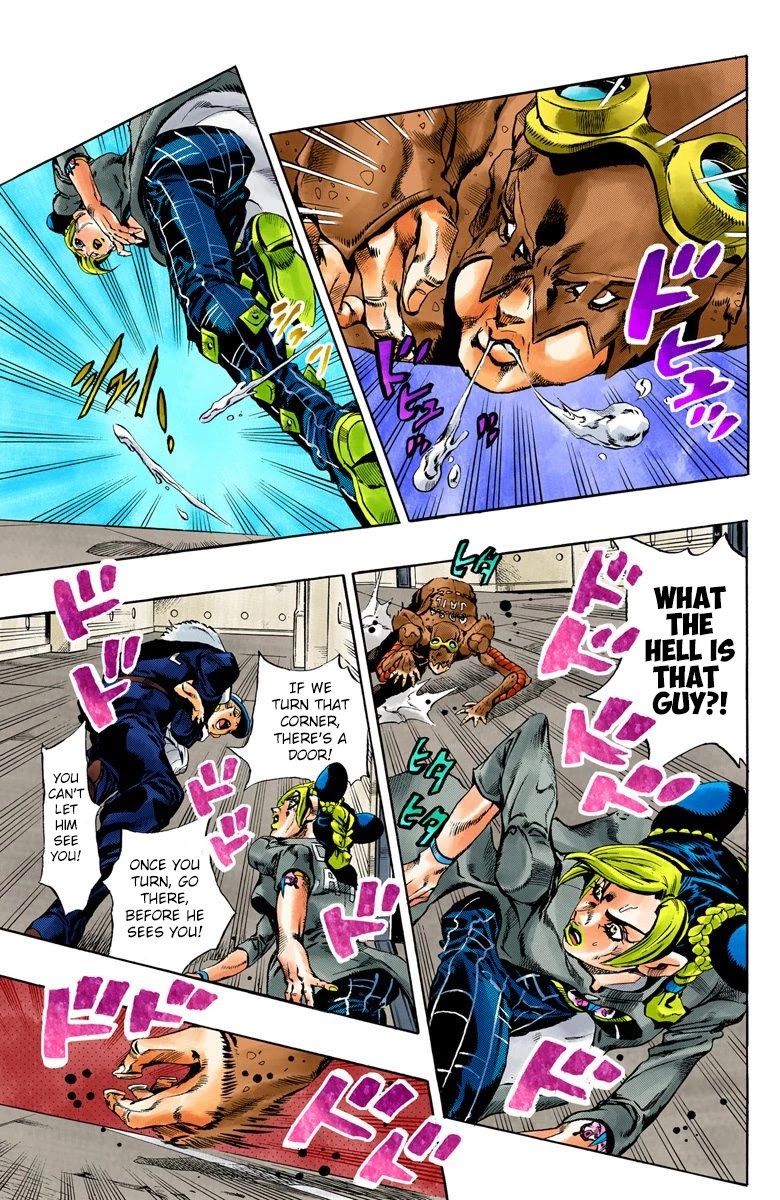 JoJo's Bizarre Adventure Part 6 - Stone Ocean (Official Colored) chapter 41 page 4