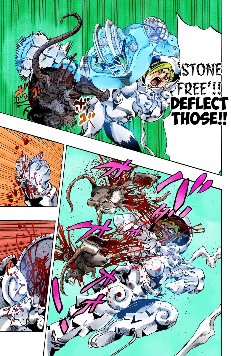 JoJo's Bizarre Adventure Part 6 - Stone Ocean (Official Colored) chapter 45 page 15