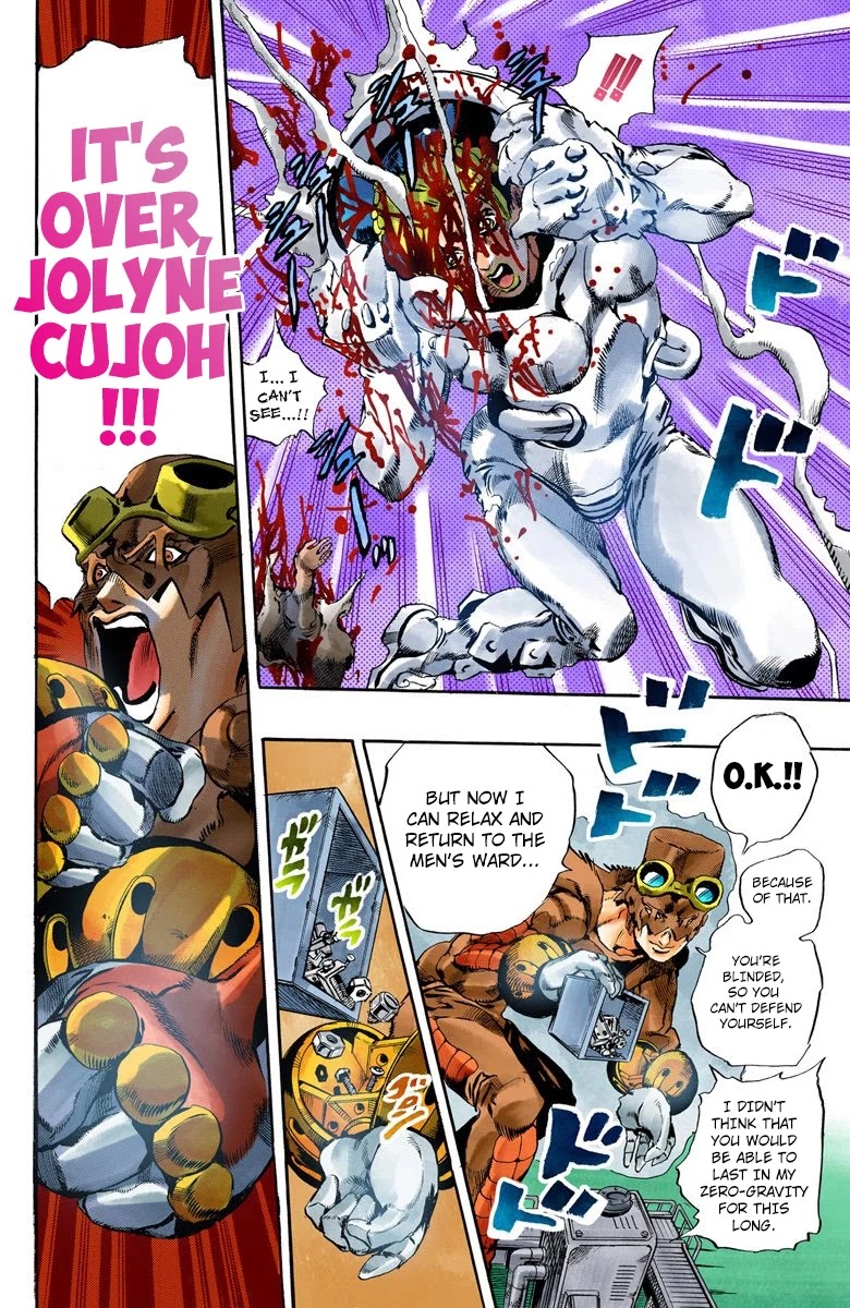 JoJo's Bizarre Adventure Part 6 - Stone Ocean (Official Colored) chapter 45 page 16