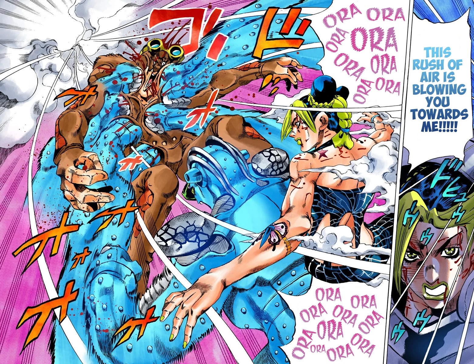 JoJo's Bizarre Adventure Part 6 - Stone Ocean (Official Colored) chapter 46 page 17
