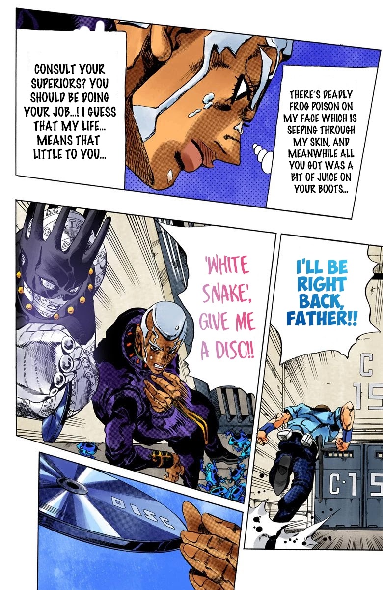 JoJo's Bizarre Adventure Part 6 - Stone Ocean (Official Colored) chapter 49 page 13
