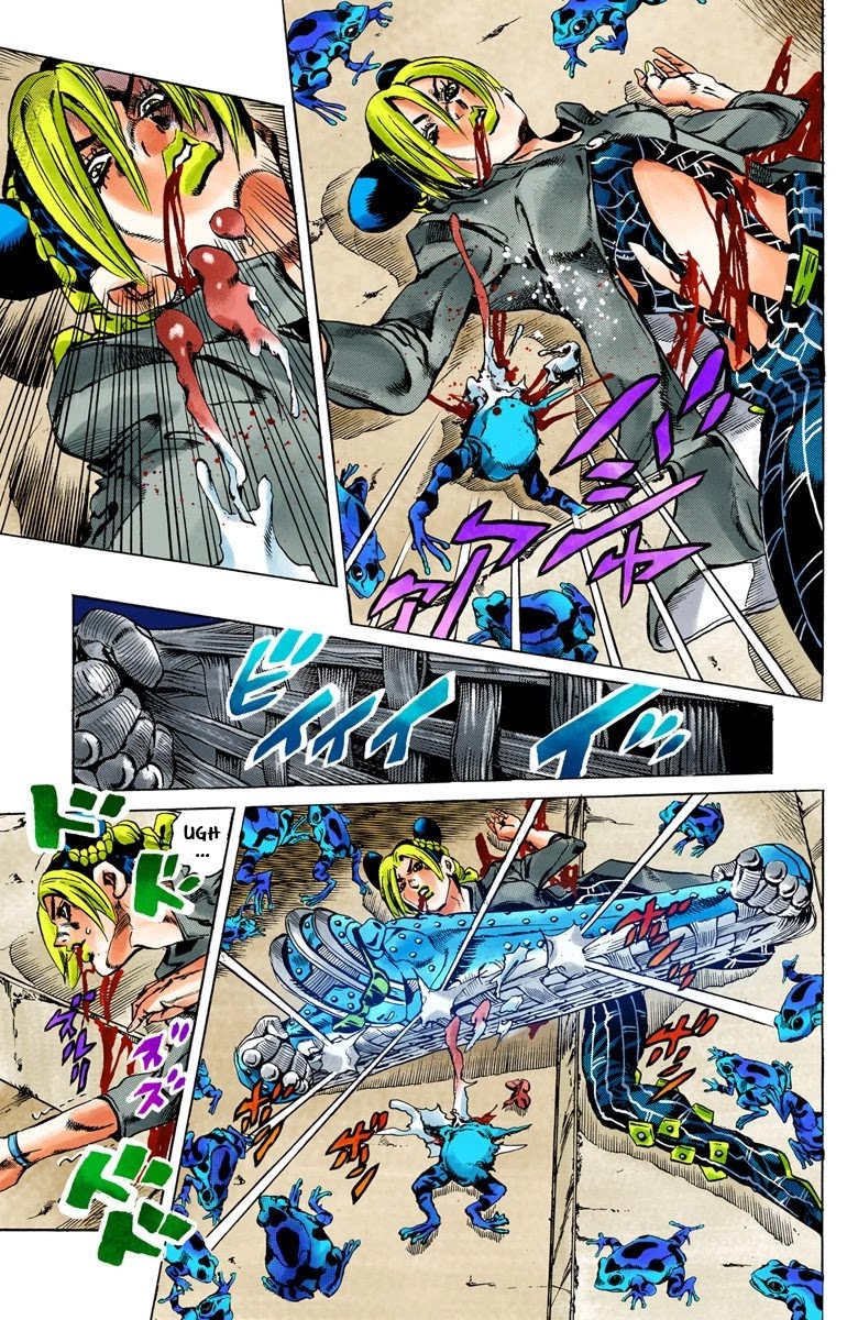 JoJo's Bizarre Adventure Part 6 - Stone Ocean (Official Colored) chapter 49 page 4
