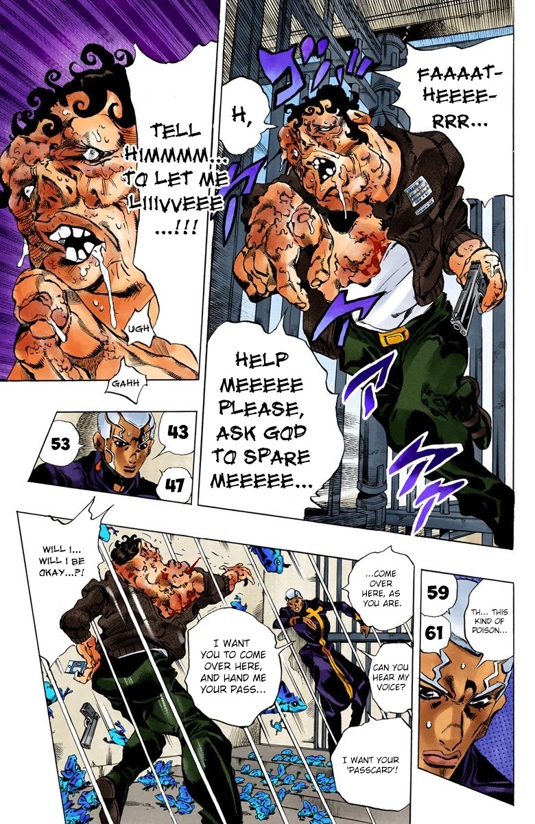 JoJo's Bizarre Adventure Part 6 - Stone Ocean (Official Colored) chapter 49 page 8