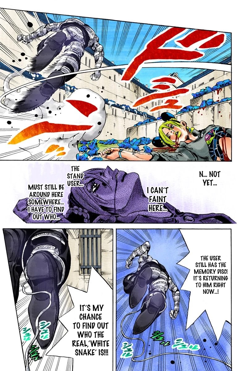 JoJo's Bizarre Adventure Part 6 - Stone Ocean (Official Colored) chapter 50 page 15