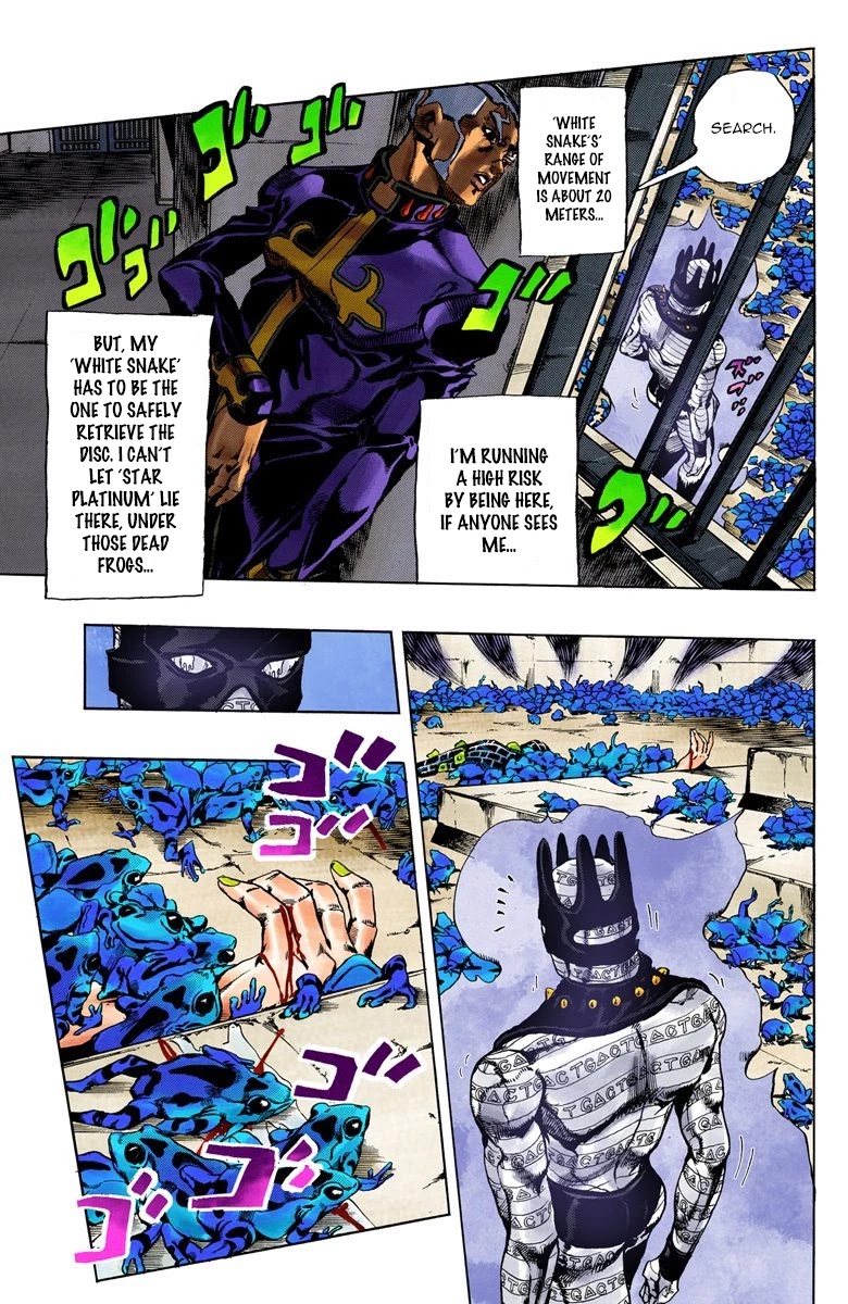 JoJo's Bizarre Adventure Part 6 - Stone Ocean (Official Colored) chapter 50 page 4