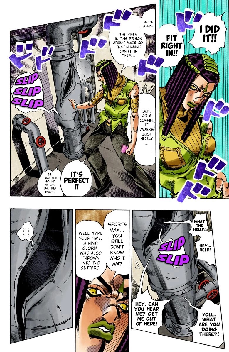 JoJo's Bizarre Adventure Part 6 - Stone Ocean (Official Colored) chapter 52 page 11