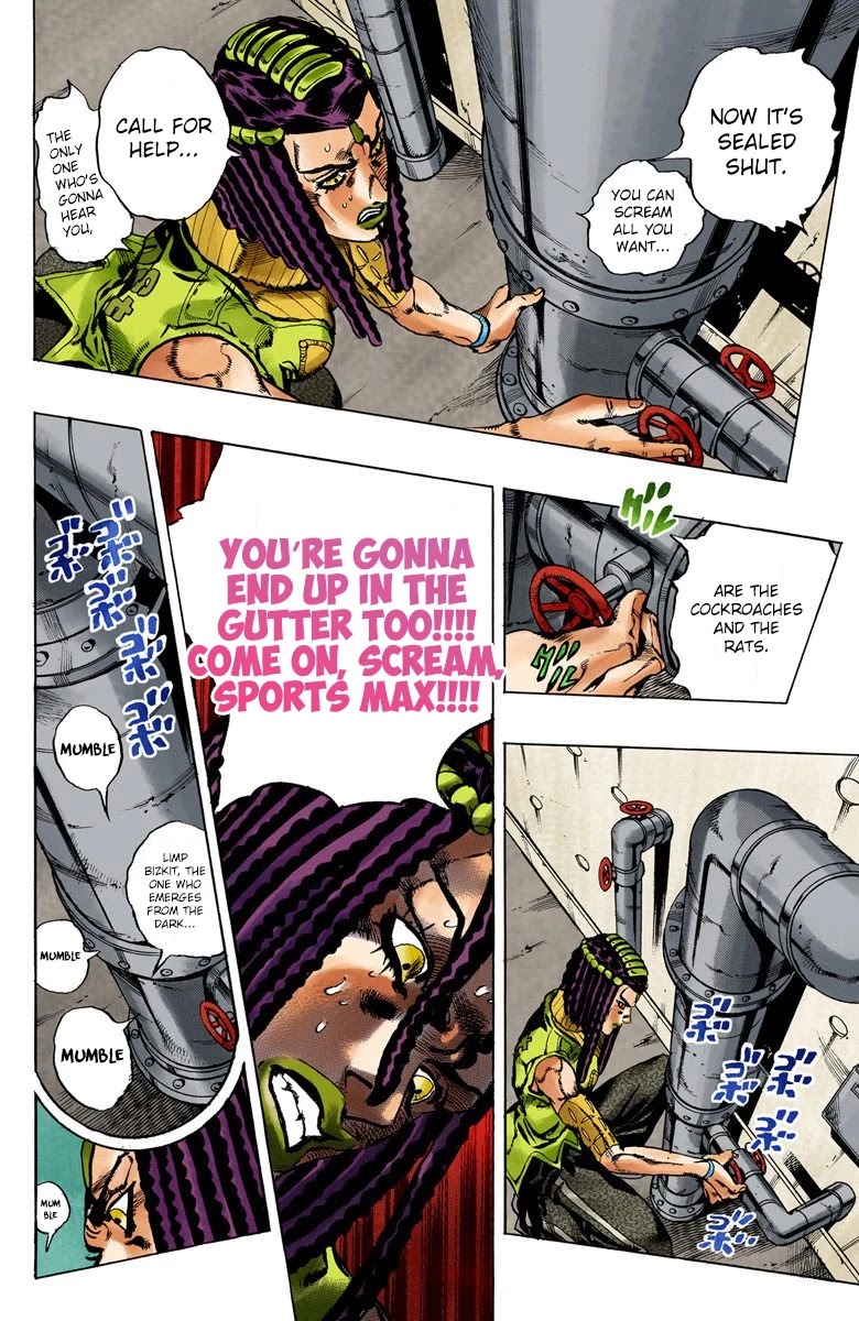 JoJo's Bizarre Adventure Part 6 - Stone Ocean (Official Colored) chapter 52 page 13