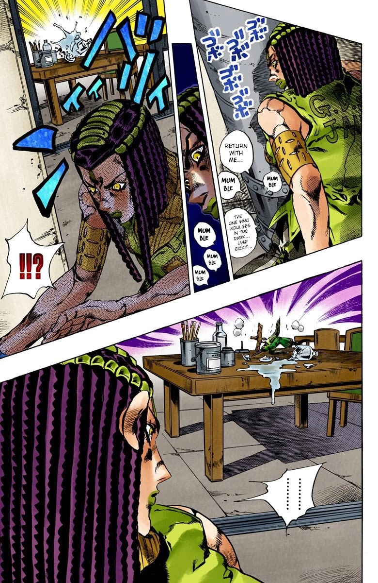 JoJo's Bizarre Adventure Part 6 - Stone Ocean (Official Colored) chapter 52 page 14