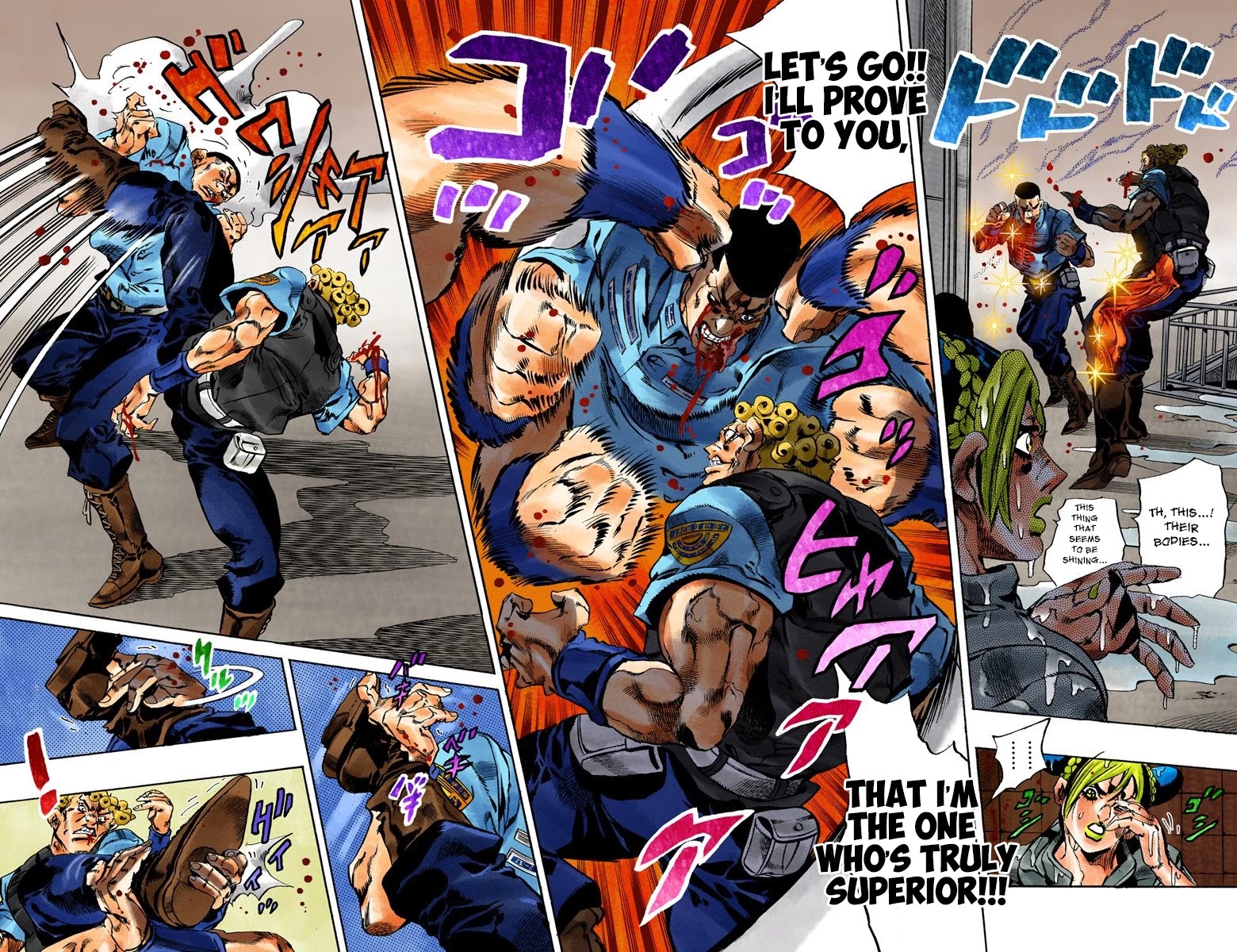 JoJo's Bizarre Adventure Part 6 - Stone Ocean (Official Colored) chapter 60 page 13