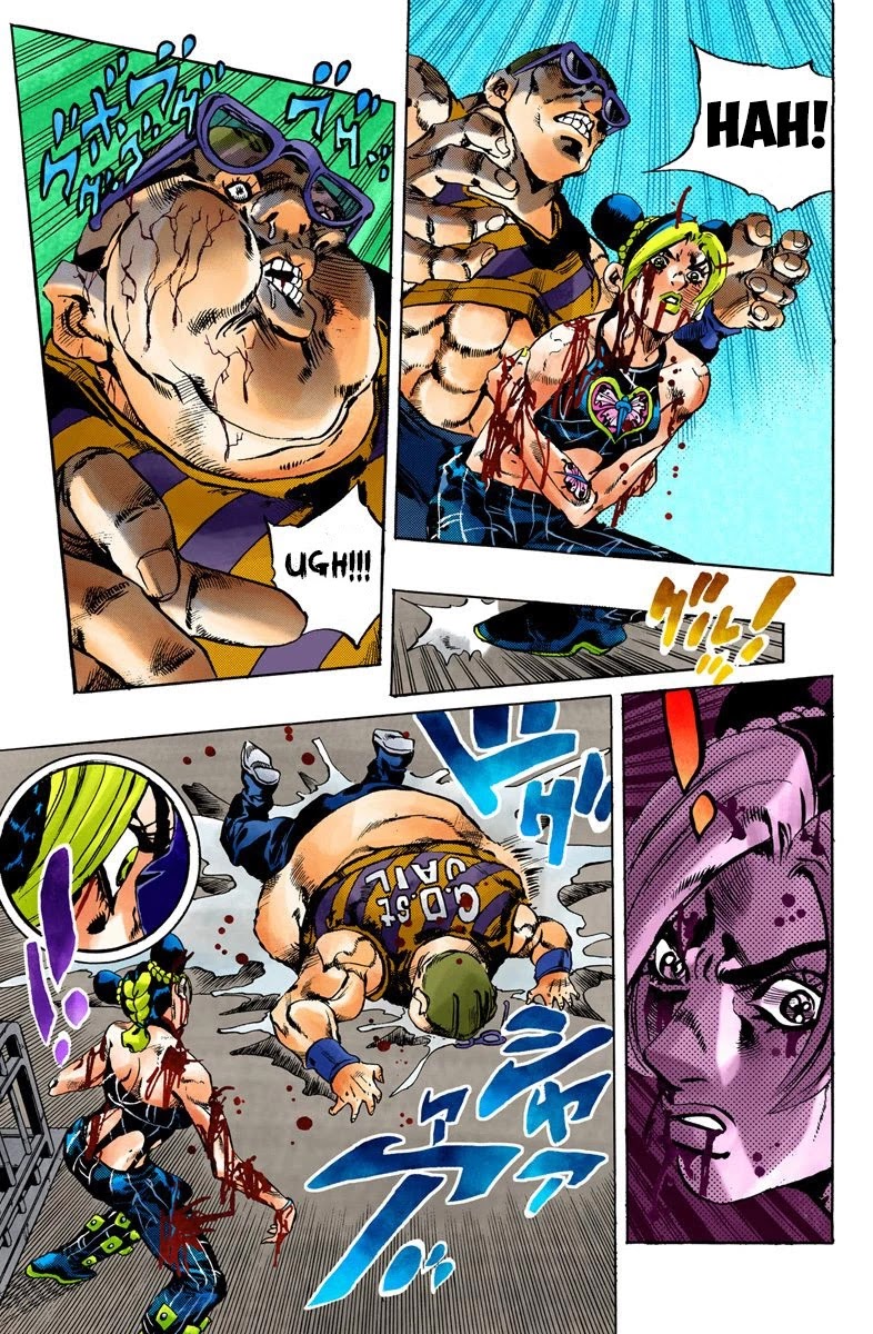 JoJo's Bizarre Adventure Part 6 - Stone Ocean (Official Colored) chapter 66 page 15