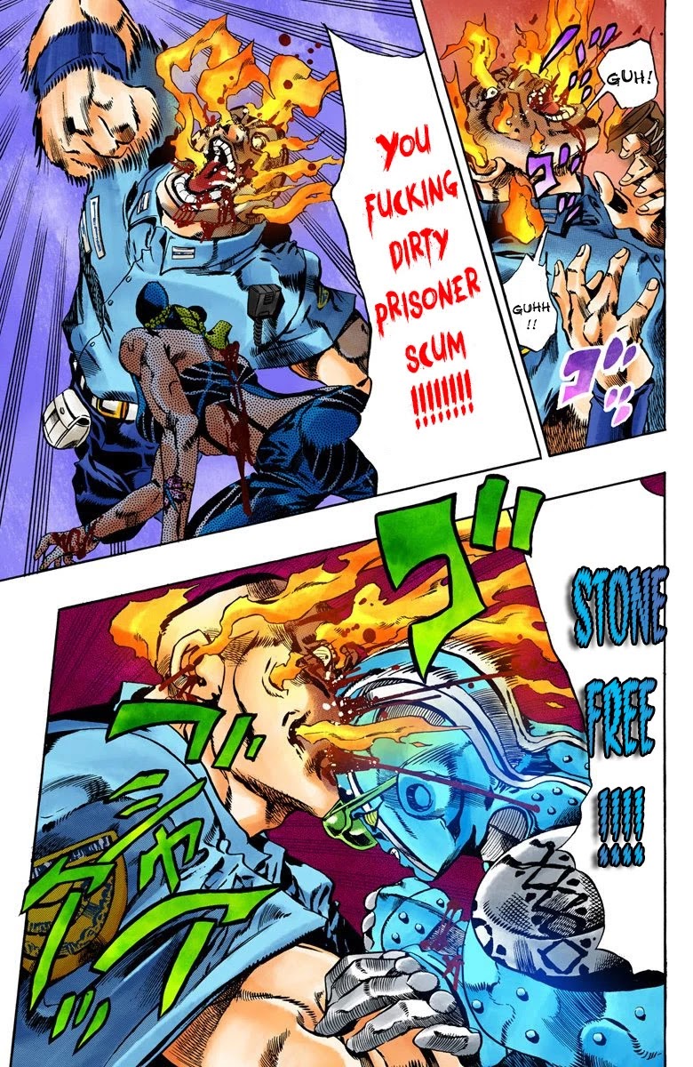 JoJo's Bizarre Adventure Part 6 - Stone Ocean (Official Colored) chapter 66 page 9