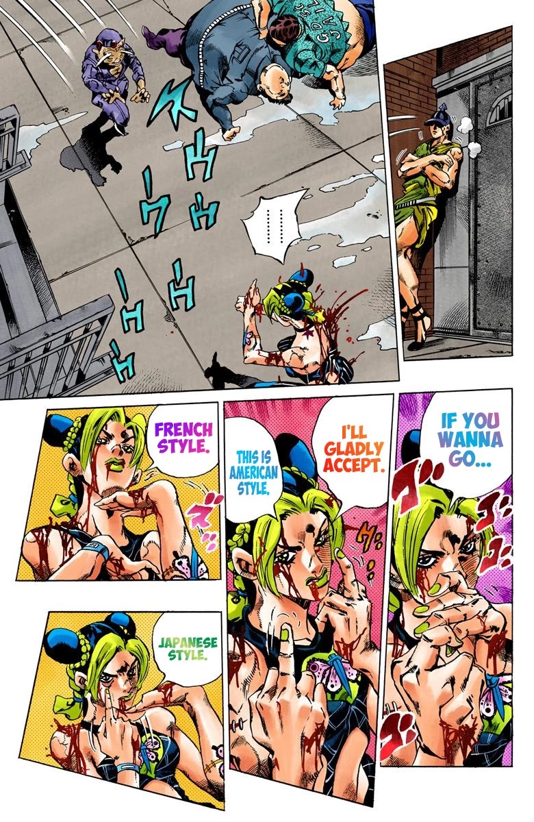 JoJo's Bizarre Adventure Part 6 - Stone Ocean (Official Colored) chapter 67 page 7