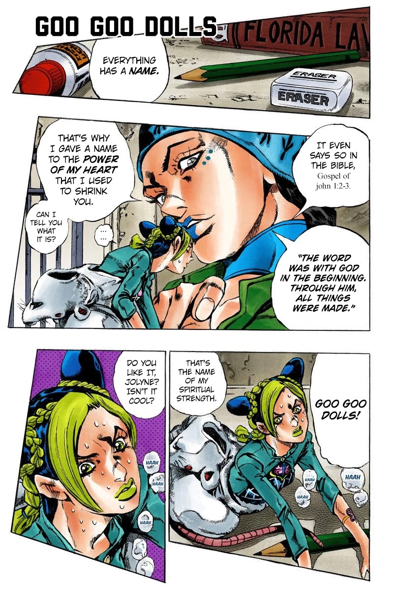 JoJo's Bizarre Adventure Part 6 - Stone Ocean (Official Colored) chapter 7 page 1
