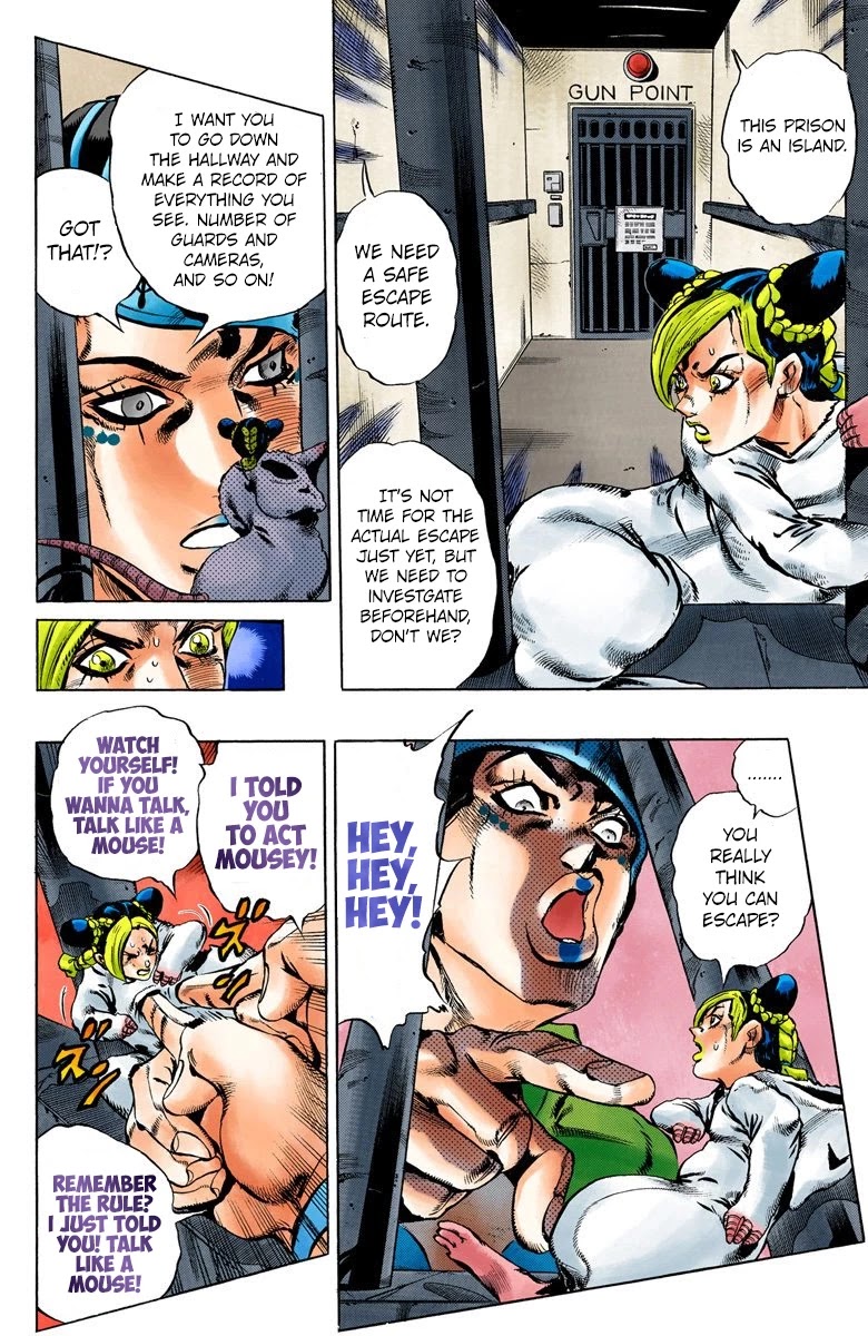 JoJo's Bizarre Adventure Part 6 - Stone Ocean (Official Colored) chapter 7 page 5
