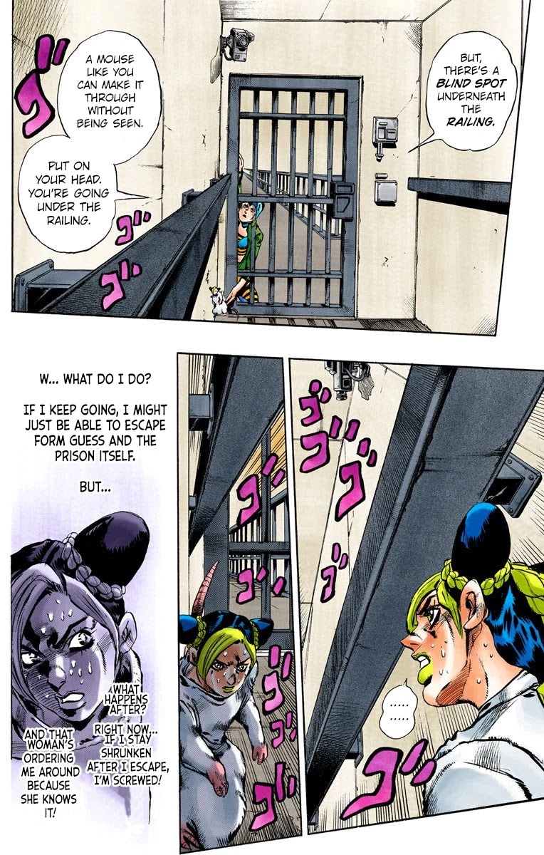 JoJo's Bizarre Adventure Part 6 - Stone Ocean (Official Colored) chapter 7 page 7