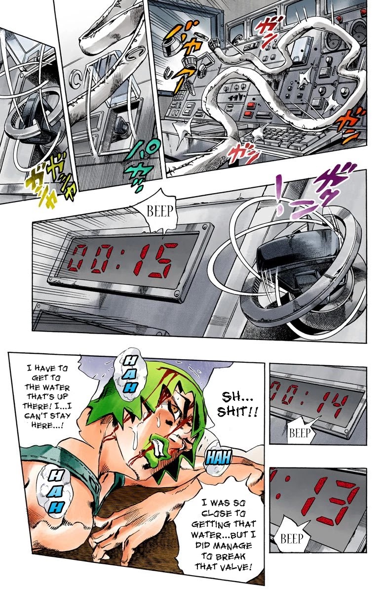 JoJo's Bizarre Adventure Part 6 - Stone Ocean (Official Colored) chapter 72 page 12