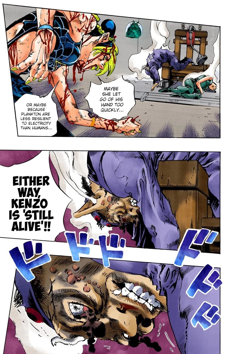 JoJo's Bizarre Adventure Part 6 - Stone Ocean (Official Colored) chapter 73 page 13