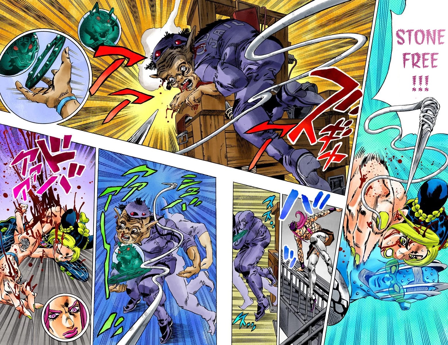 JoJo's Bizarre Adventure Part 6 - Stone Ocean (Official Colored) chapter 73 page 16