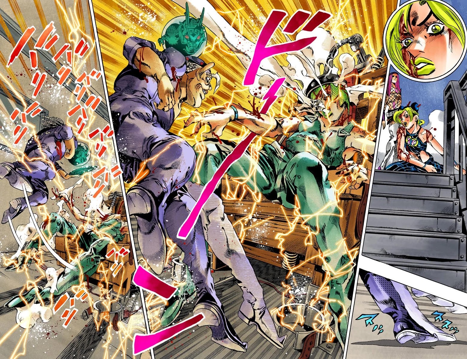 JoJo's Bizarre Adventure Part 6 - Stone Ocean (Official Colored) chapter 73 page 3
