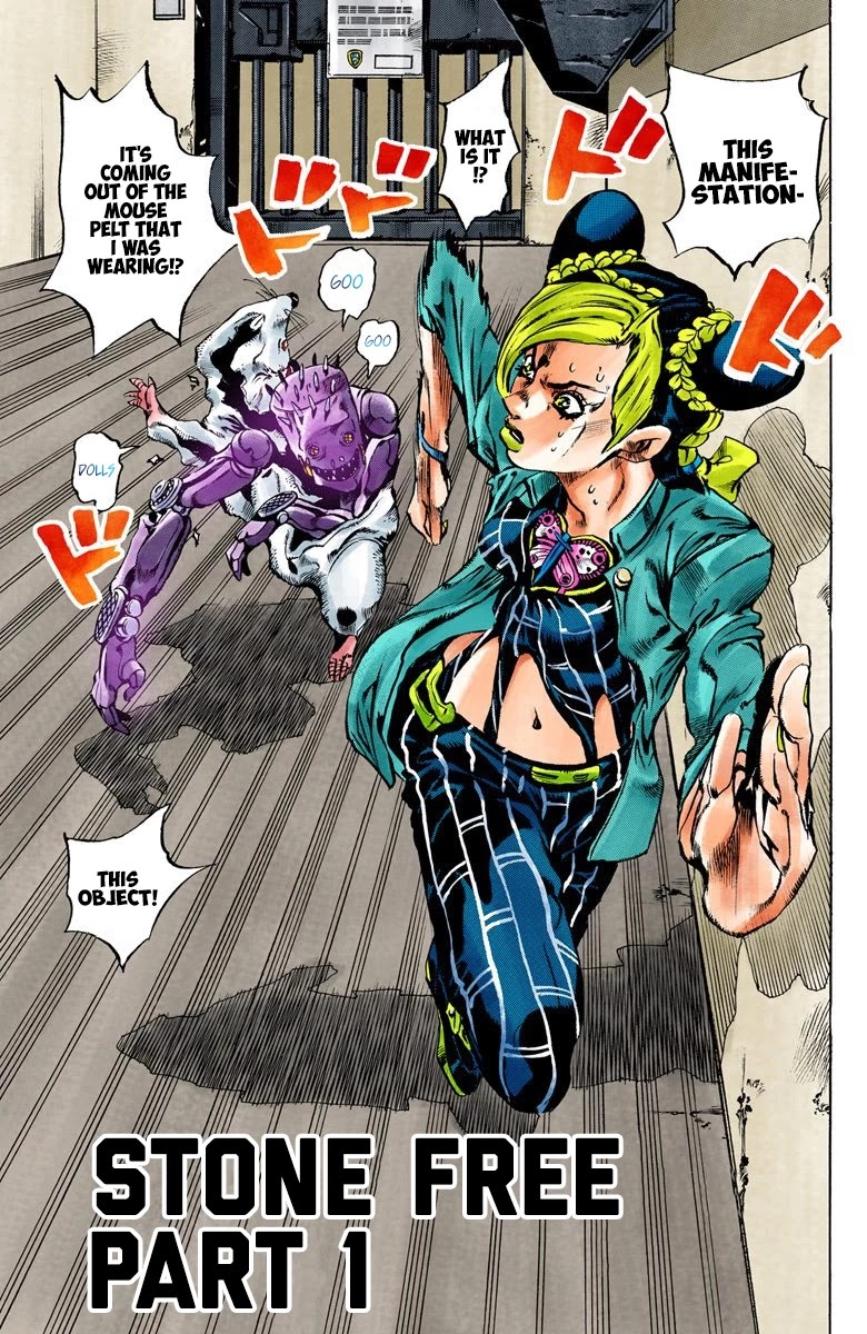 JoJo's Bizarre Adventure Part 6 - Stone Ocean (Official Colored) chapter 8 page 1