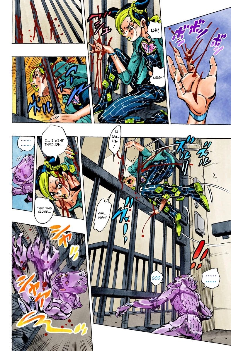 JoJo's Bizarre Adventure Part 6 - Stone Ocean (Official Colored) chapter 8 page 6