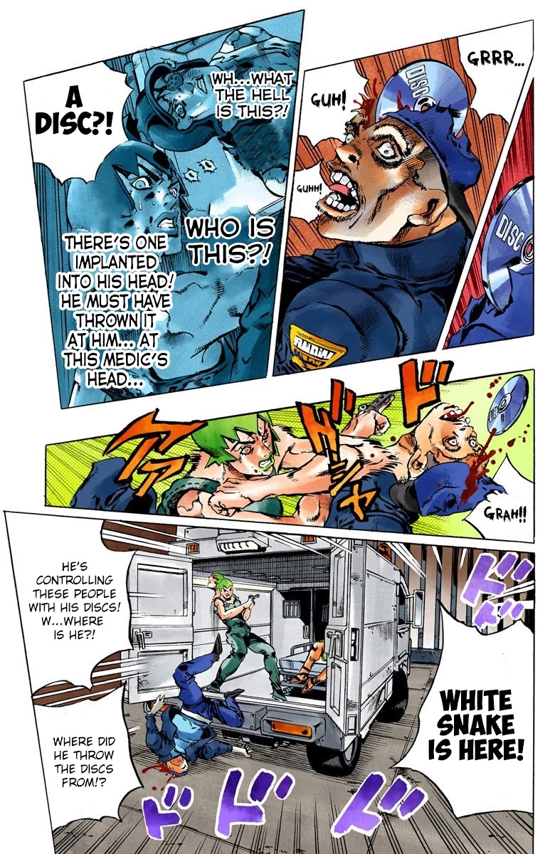JoJo's Bizarre Adventure Part 6 - Stone Ocean (Official Colored) chapter 84 page 17