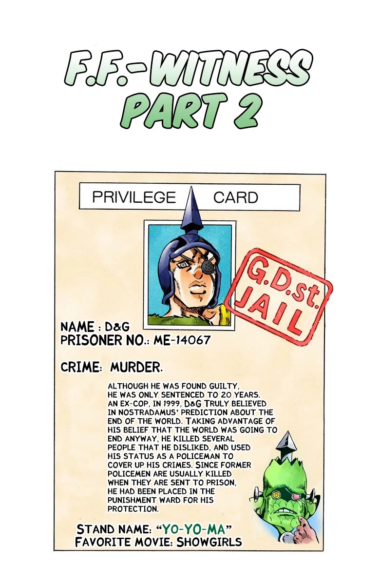 JoJo's Bizarre Adventure Part 6 - Stone Ocean (Official Colored) chapter 84 page 2