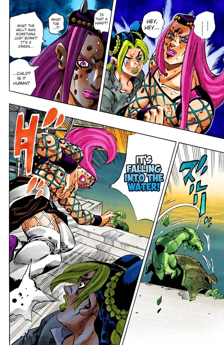 JoJo's Bizarre Adventure Part 6 - Stone Ocean (Official Colored) chapter 85 page 17