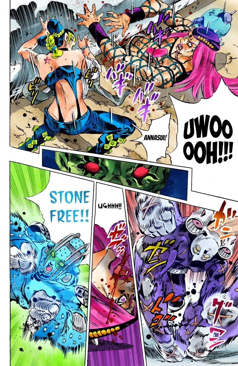 JoJo's Bizarre Adventure Part 6 - Stone Ocean (Official Colored) chapter 89 page 13