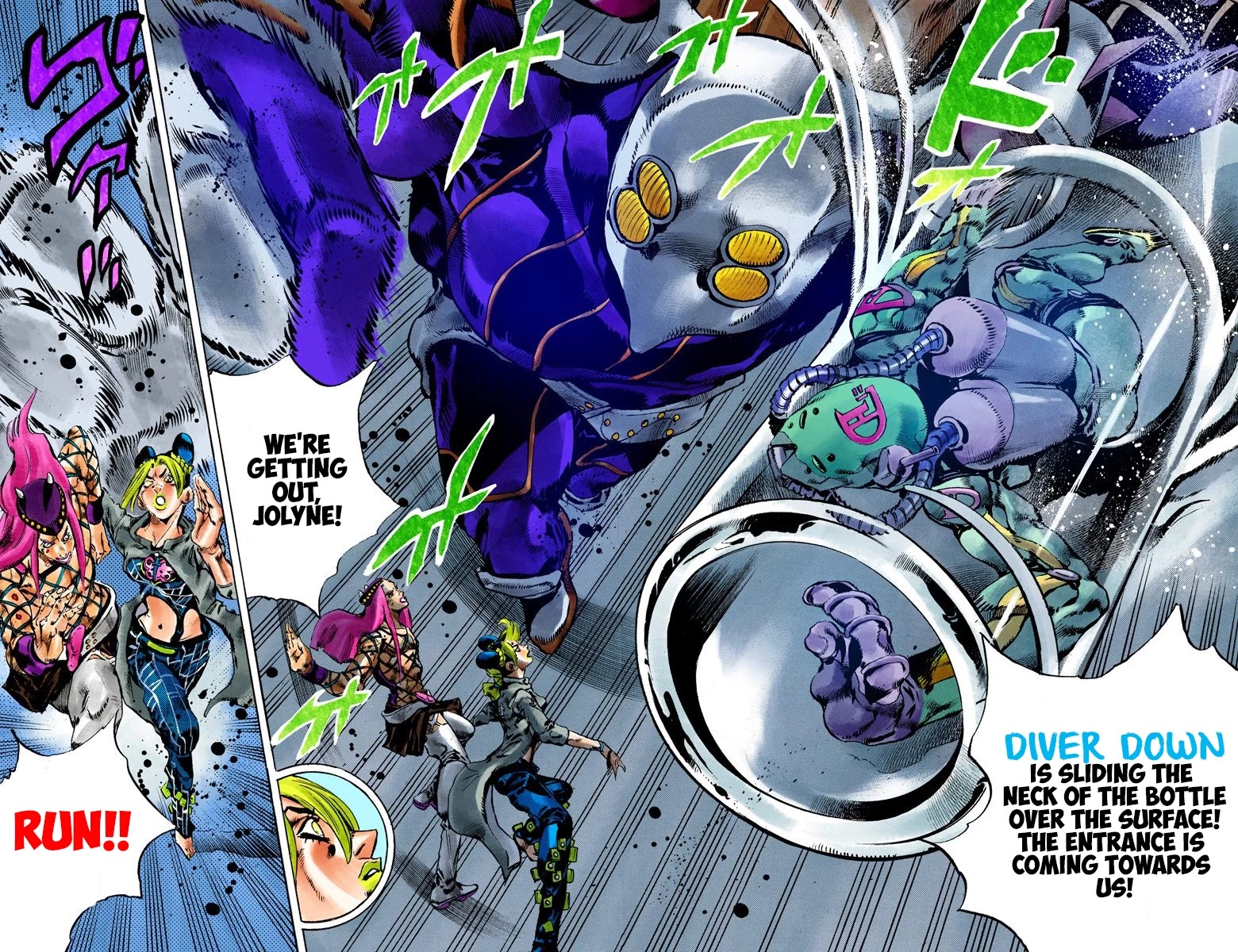 JoJo's Bizarre Adventure Part 6 - Stone Ocean (Official Colored) chapter 89 page 6