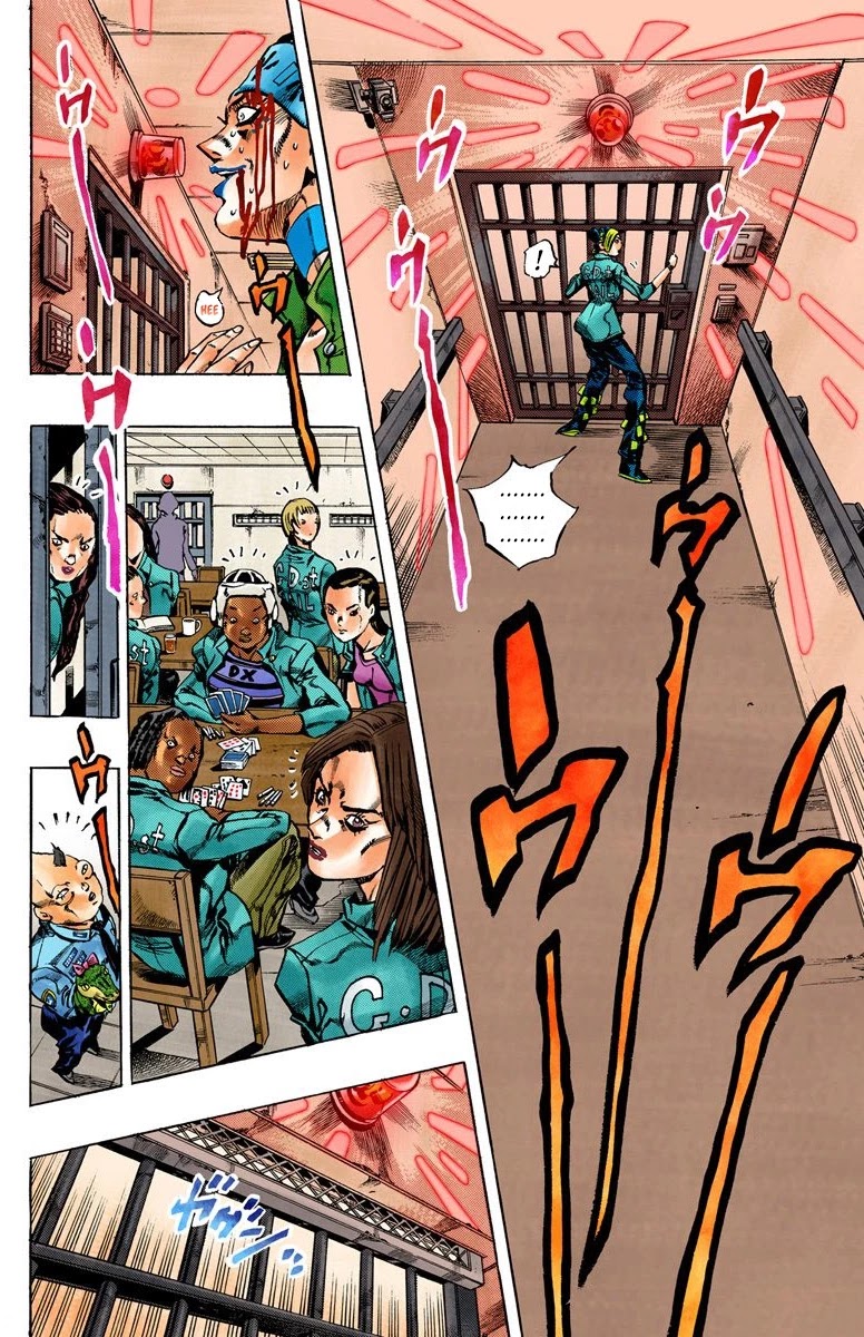 JoJo's Bizarre Adventure Part 6 - Stone Ocean (Official Colored) chapter 9 page 13