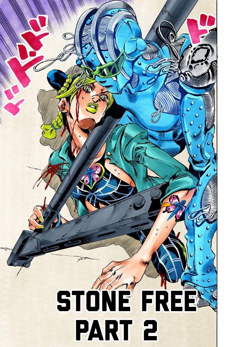 JoJo's Bizarre Adventure Part 6 - Stone Ocean (Official Colored) chapter 9 page 2