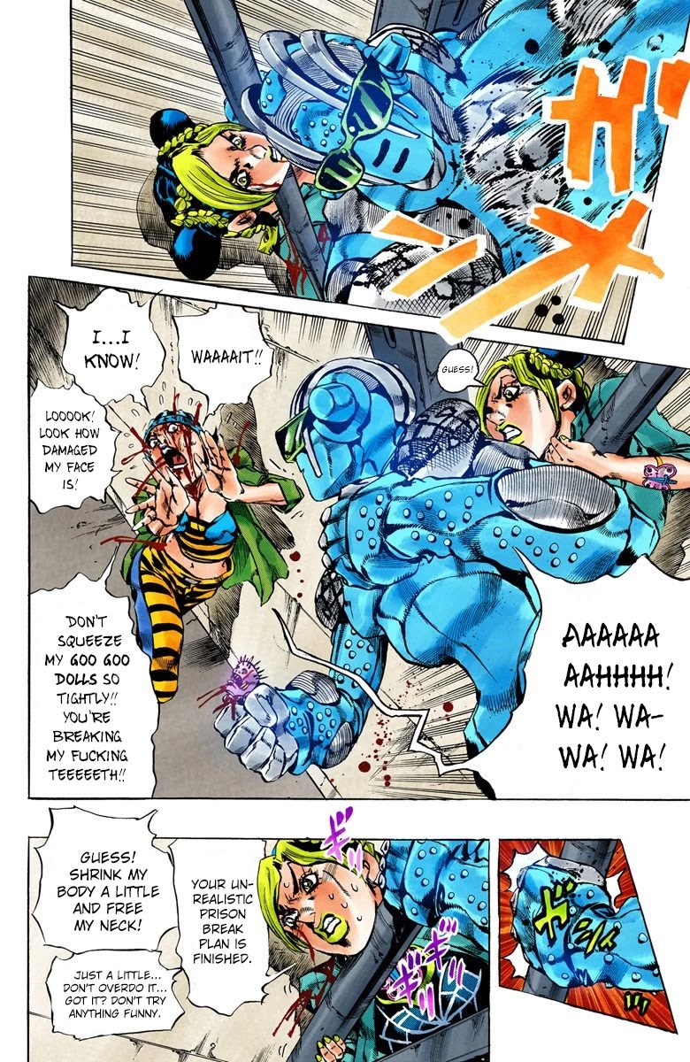 JoJo's Bizarre Adventure Part 6 - Stone Ocean (Official Colored) chapter 9 page 5