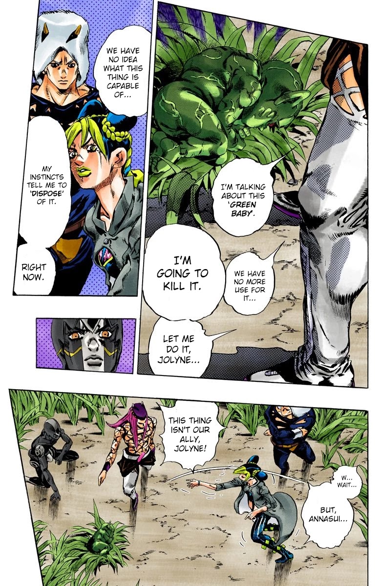 JoJo's Bizarre Adventure Part 6 - Stone Ocean (Official Colored) chapter 92 page 11