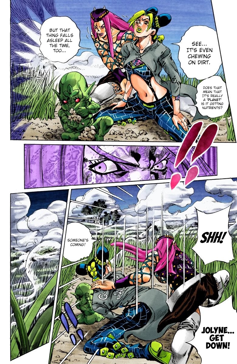 JoJo's Bizarre Adventure Part 6 - Stone Ocean (Official Colored) chapter 92 page 4