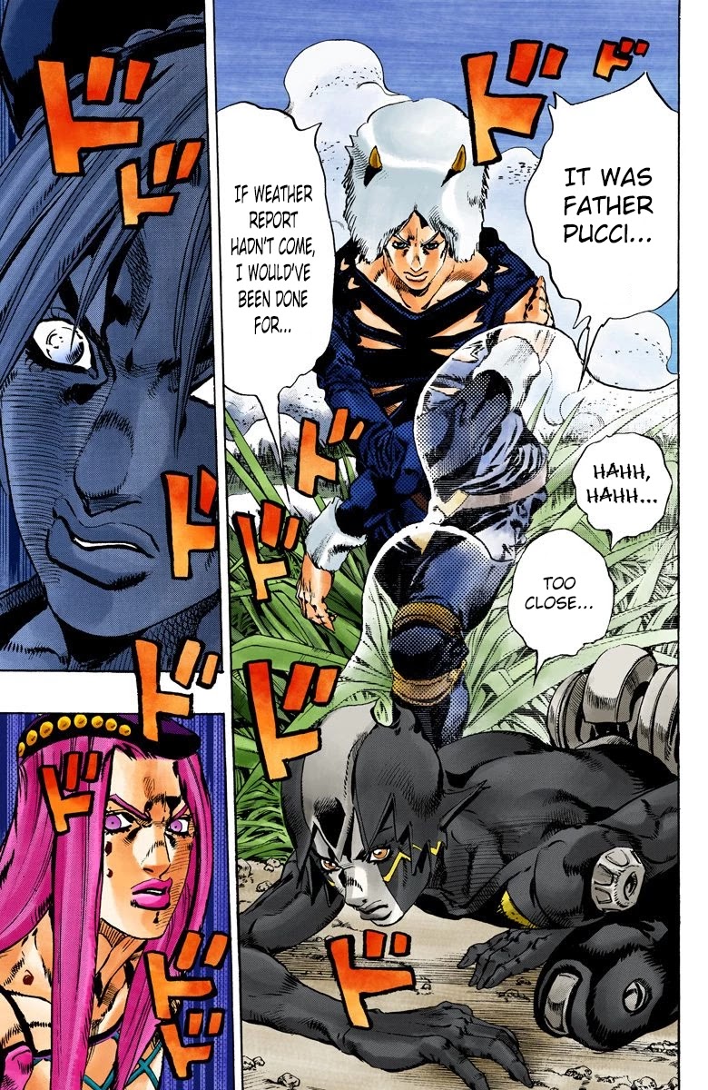JoJo's Bizarre Adventure Part 6 - Stone Ocean (Official Colored) chapter 92 page 7