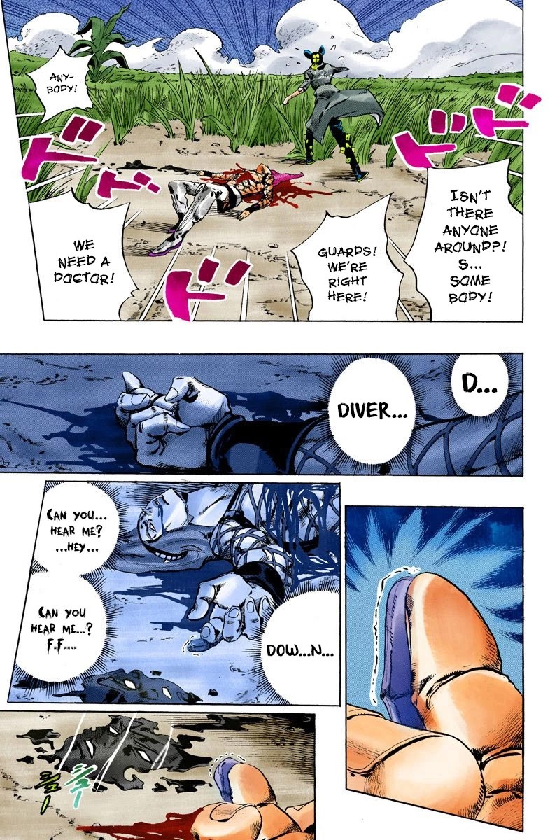 JoJo's Bizarre Adventure Part 6 - Stone Ocean (Official Colored) chapter 95 page 10