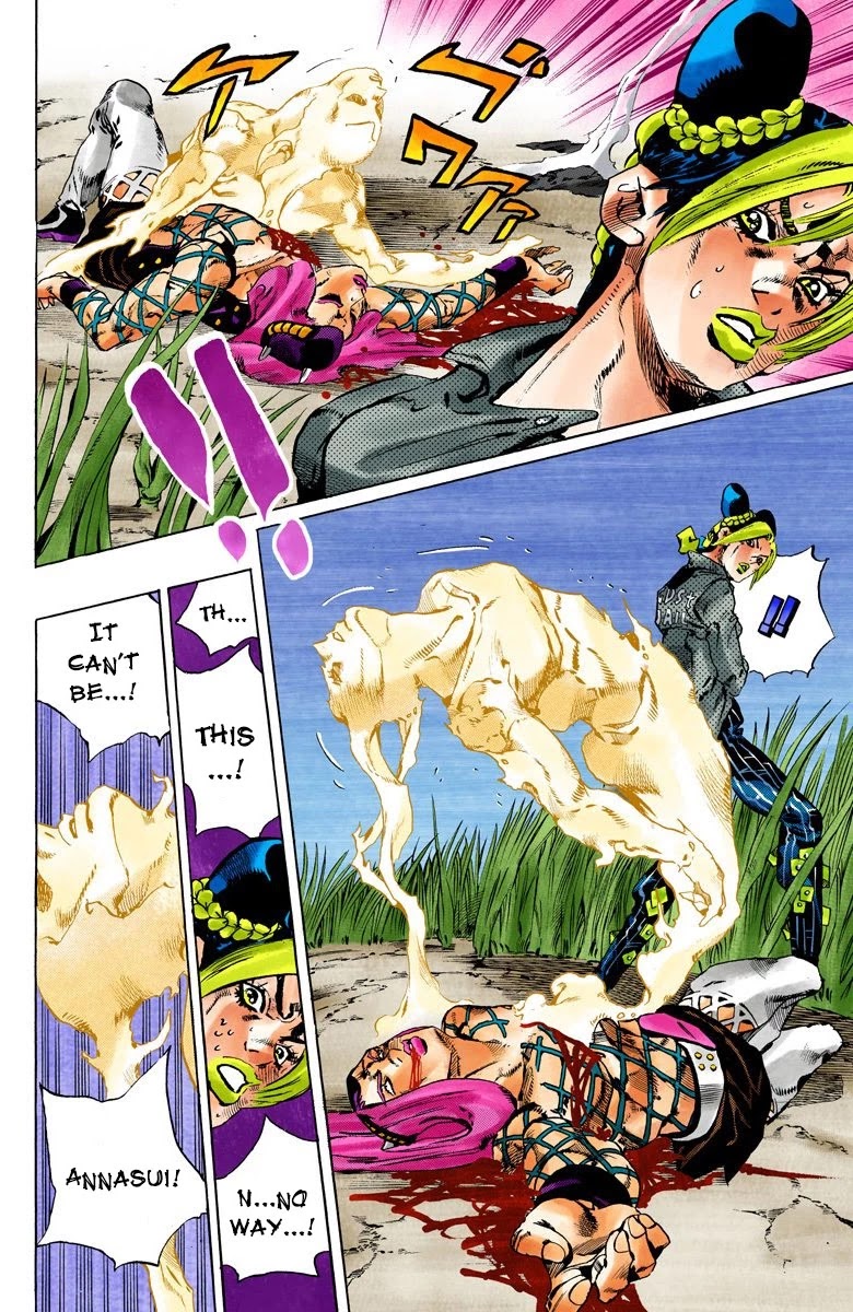 JoJo's Bizarre Adventure Part 6 - Stone Ocean (Official Colored) chapter 95 page 13