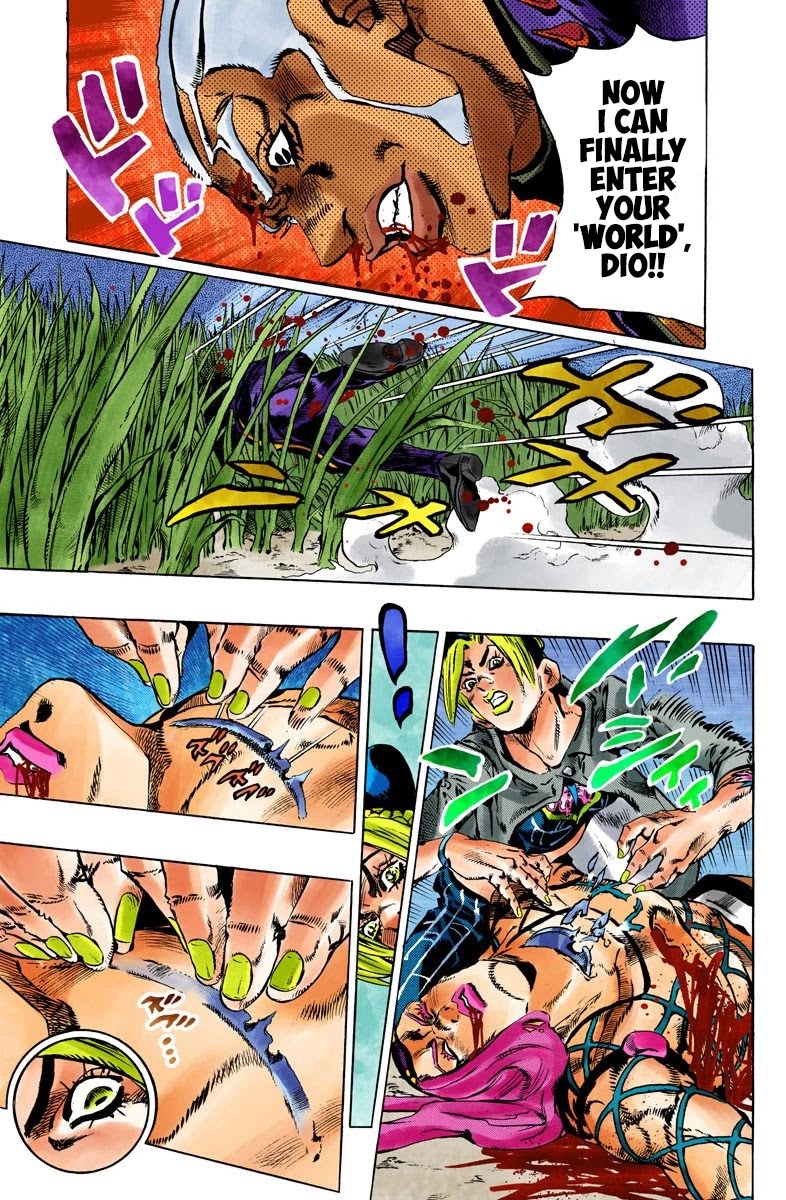 JoJo's Bizarre Adventure Part 6 - Stone Ocean (Official Colored) chapter 95 page 8