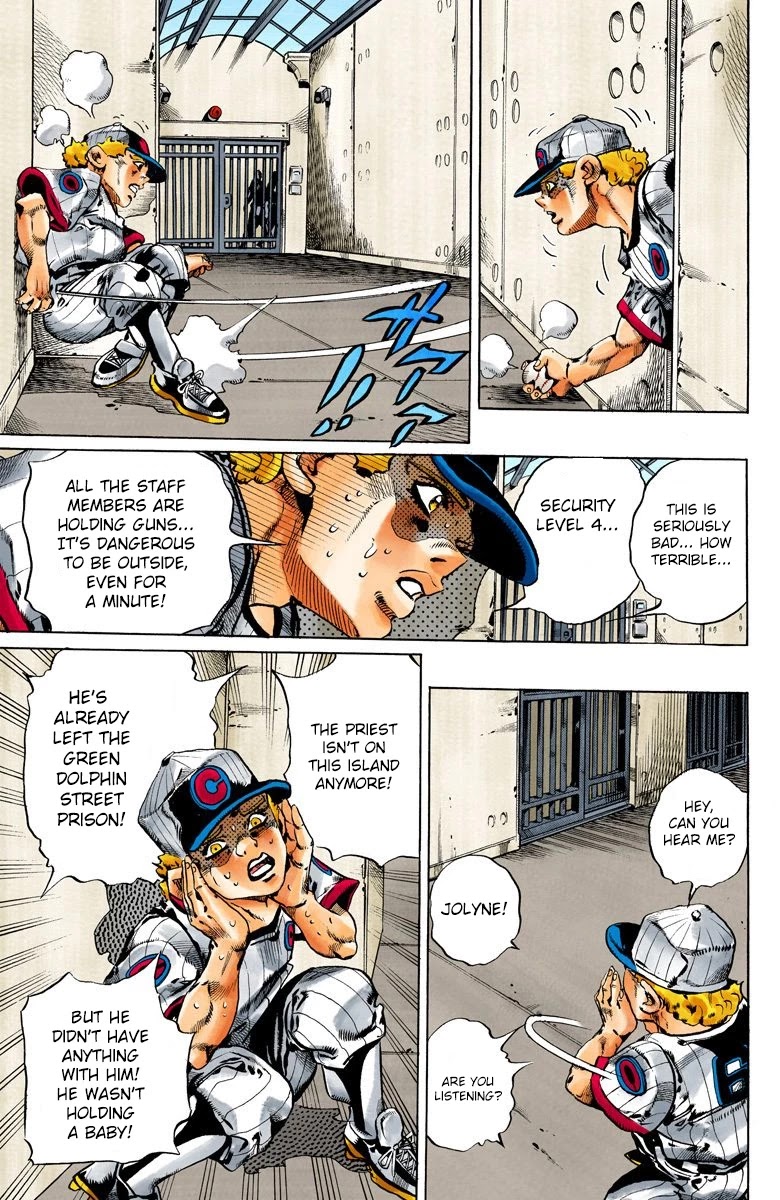 JoJo's Bizarre Adventure Part 6 - Stone Ocean (Official Colored) chapter 96 page 10
