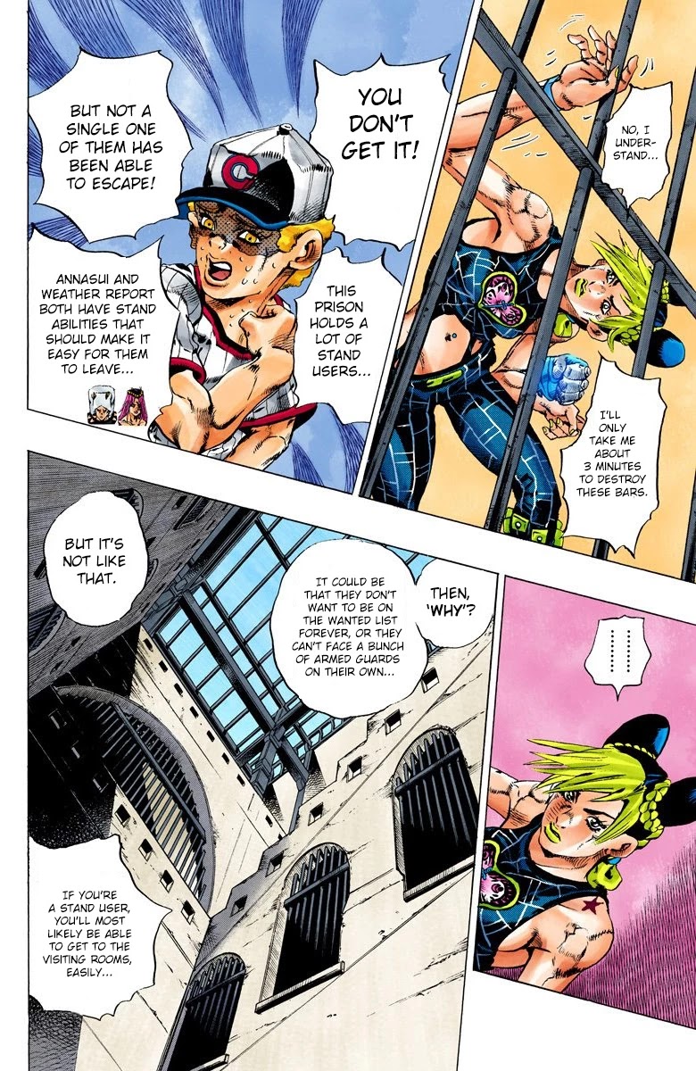 JoJo's Bizarre Adventure Part 6 - Stone Ocean (Official Colored) chapter 96 page 15