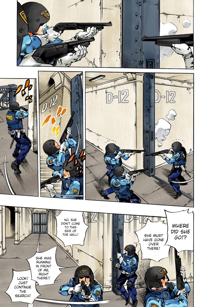 JoJo's Bizarre Adventure Part 6 - Stone Ocean (Official Colored) chapter 99 page 13