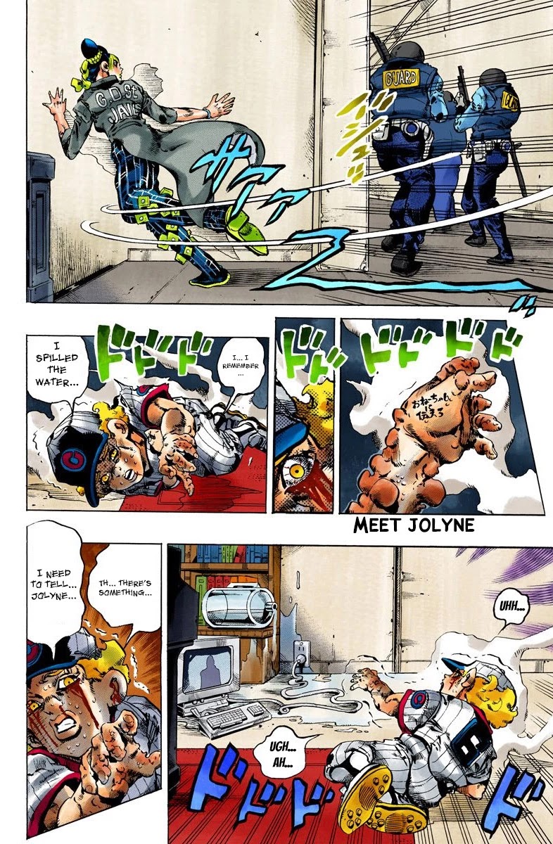 JoJo's Bizarre Adventure Part 6 - Stone Ocean (Official Colored) chapter 99 page 16