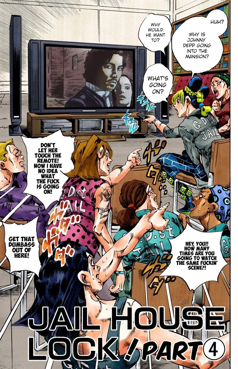 JoJo's Bizarre Adventure Part 6 - Stone Ocean (Official Colored) chapter 99 page 2