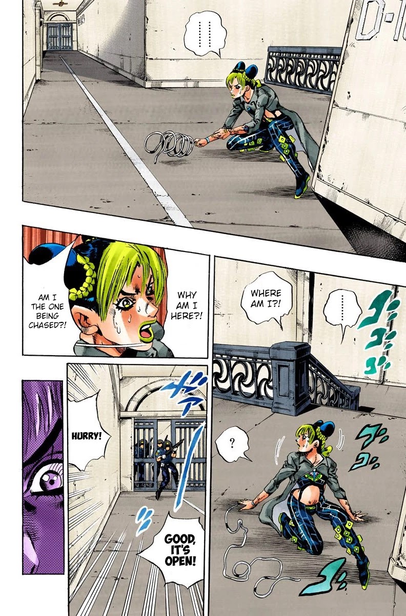 JoJo's Bizarre Adventure Part 6 - Stone Ocean (Official Colored) chapter 101 page 10