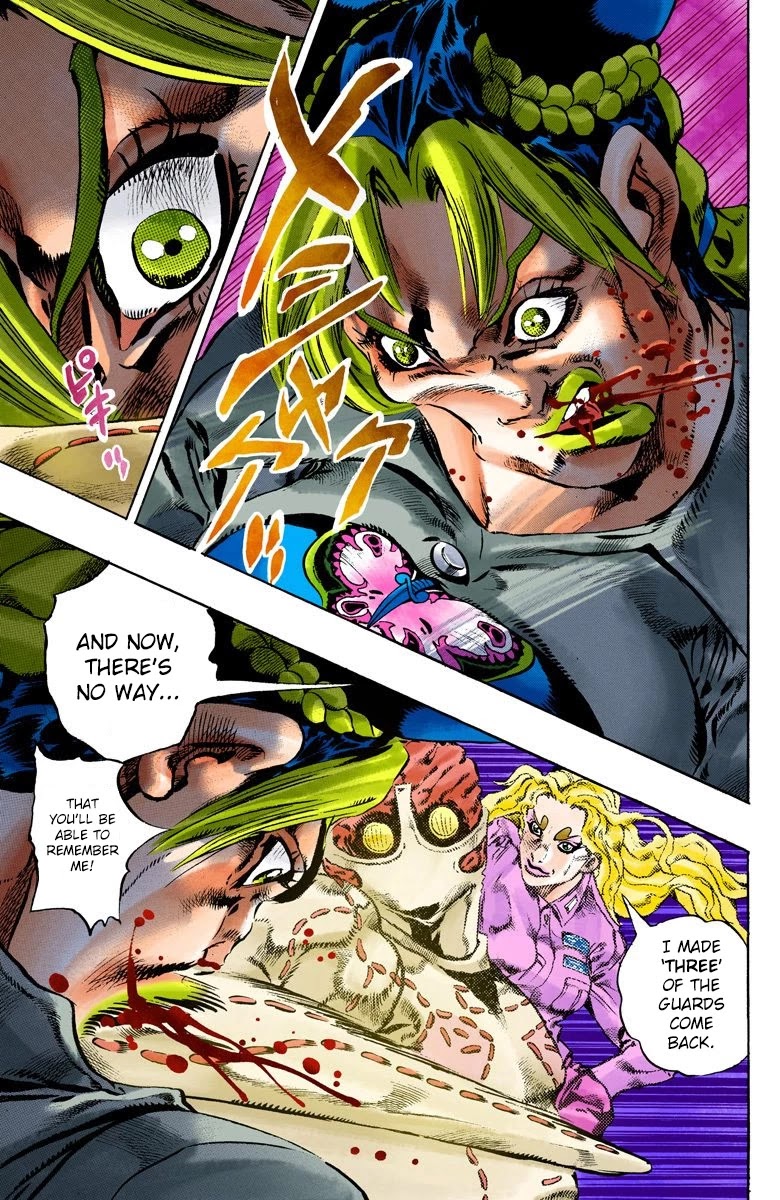 JoJo's Bizarre Adventure Part 6 - Stone Ocean (Official Colored) chapter 101 page 11