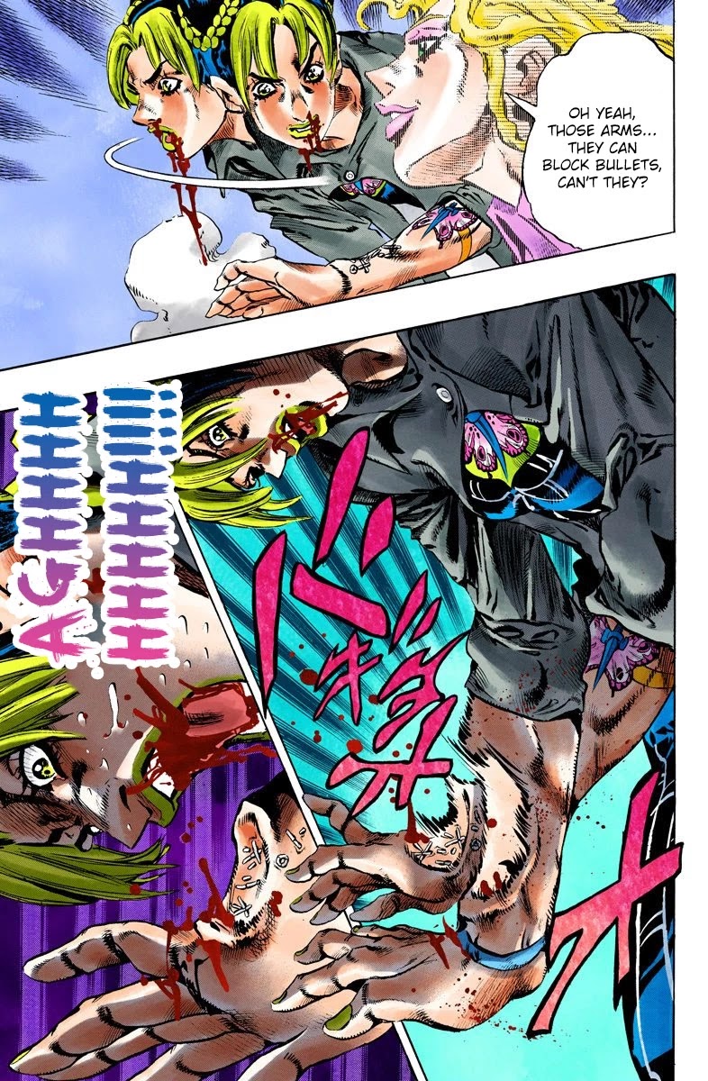 JoJo's Bizarre Adventure Part 6 - Stone Ocean (Official Colored) chapter 101 page 13